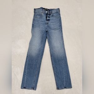 Express. Denim Jeans. Super High Rise. Mom Jean. Size 00R.